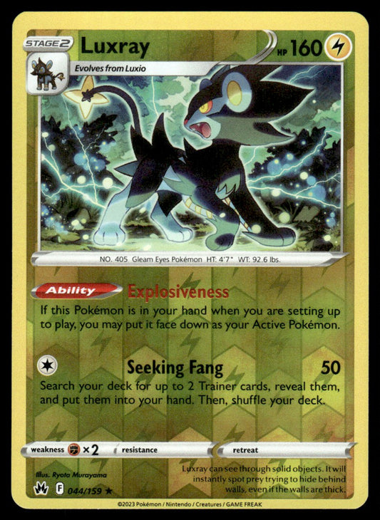 Luxray 044/159 Reverse - Crown Zenith - Sword & Shield