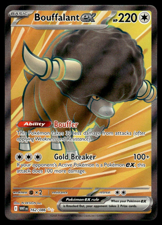 Bouffalant ex 162/086 - White Flare - Scarlet & Violet