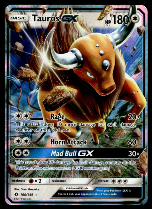 NM Tauros-GX 100 - Sun & Moon Base Set
