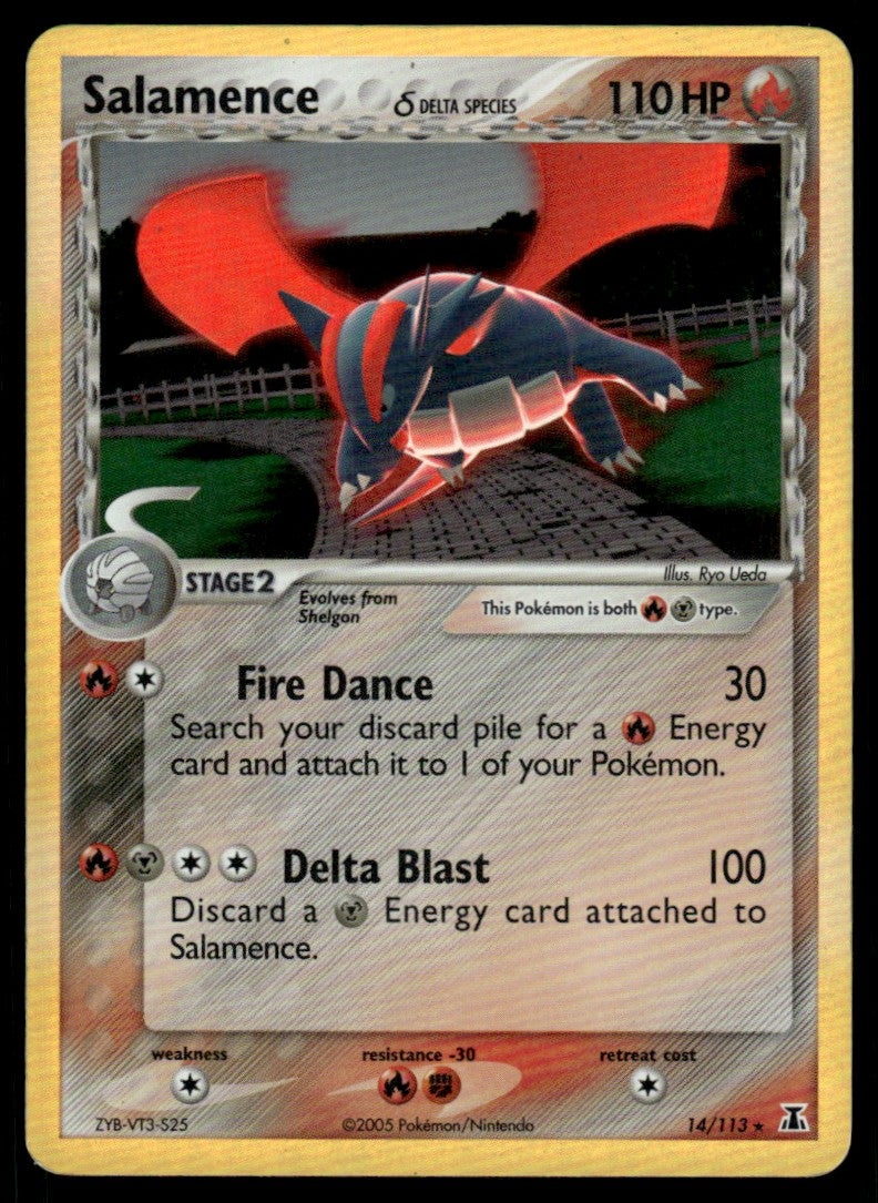 LP - Salamence (Dela Species) 14 - Holo - Delta Species