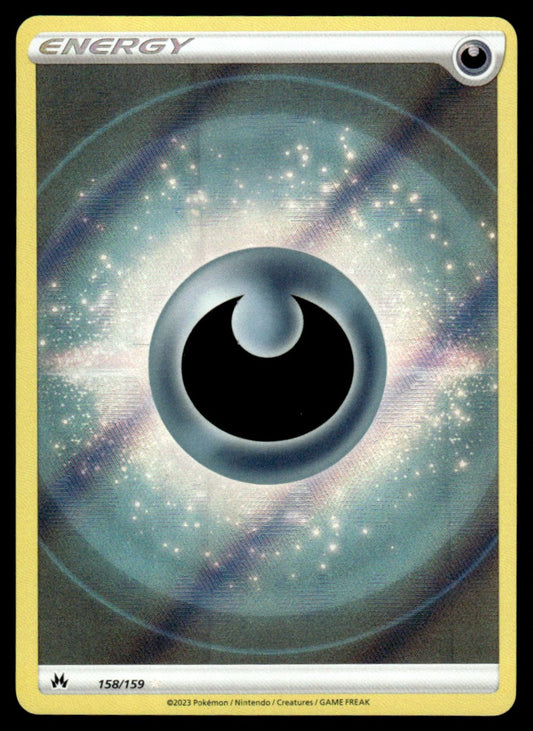 Darkness Energy (Texture Full Art) 158/159 - Crown Zenith - Sword & Shield