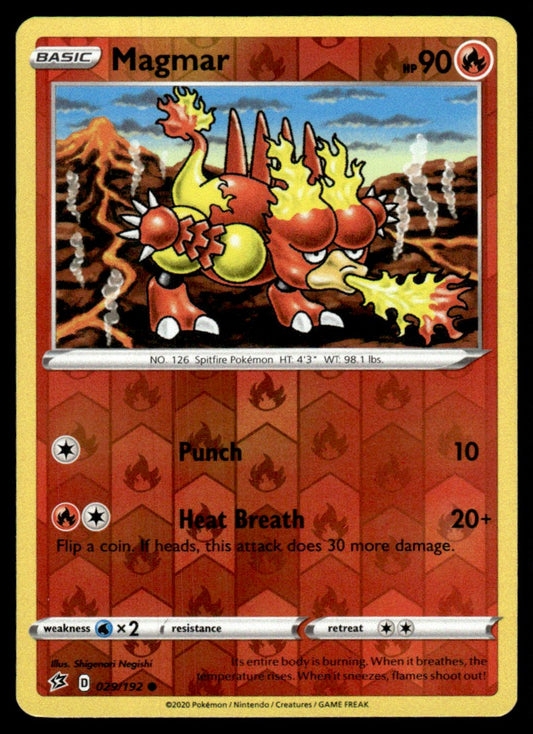 Magmar 029/192 Reverse - Rebel Clash - Sword & Shield