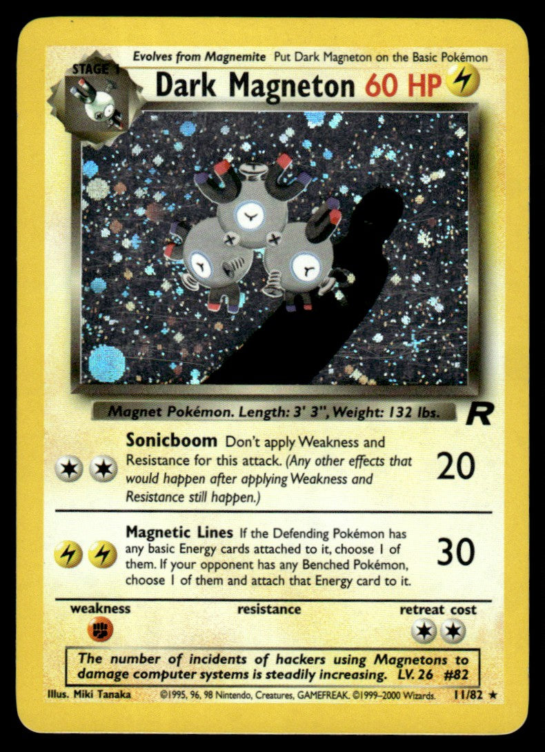 Dark Magneton - LP Holo - 11 - Team Rocket