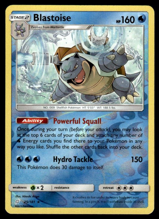 NM - Blastoise 25 - Reverse - Team Up