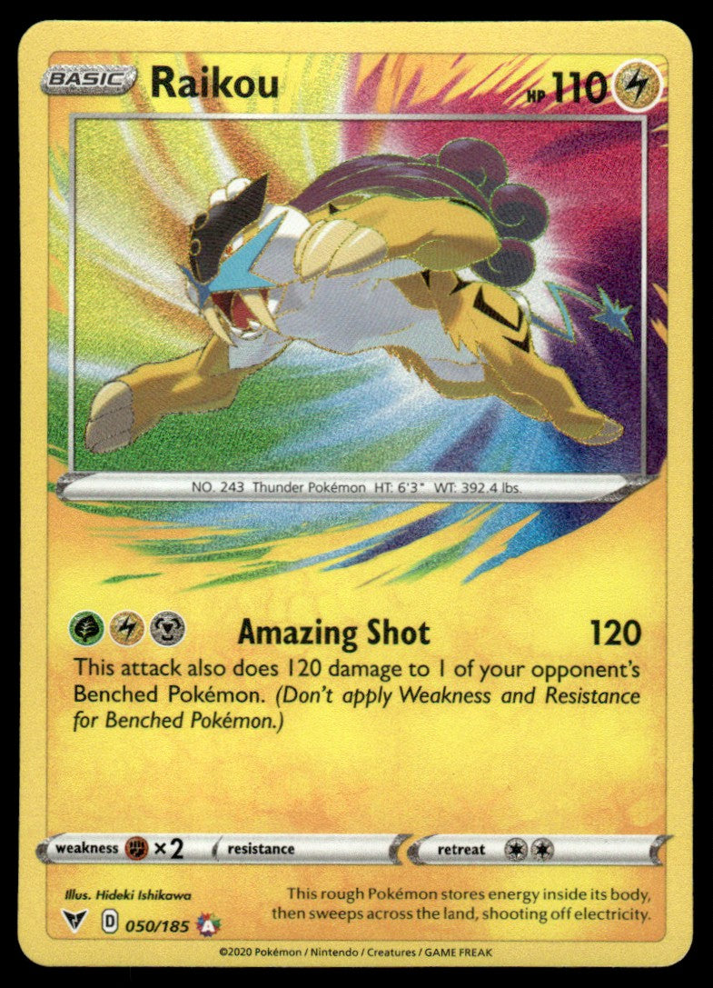 Raikou 050/185 - Vivid Voltage - Sword & Shield