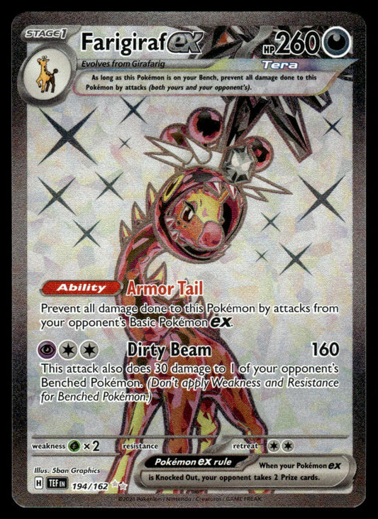 Farigiraf ex 194/162 - Temporal Forces - Scarlet & Violet