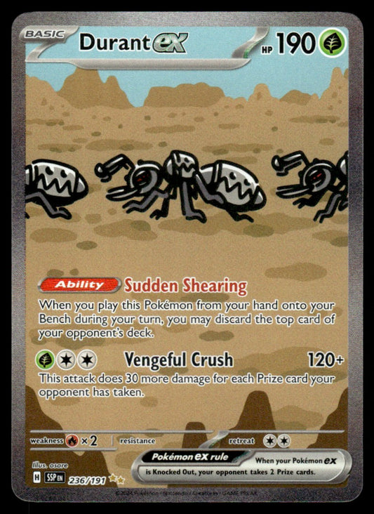 Durant ex 236/191 - Surging Sparks - Scarlet & Violet