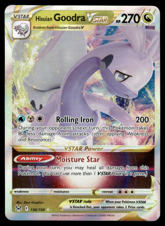 Hisuian Goodra VSTAR 136/196 - Lost Origin - Sword & Shield