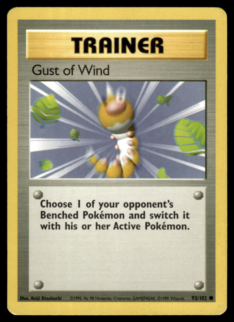 LP Gust of Wind 93 No Holo - Base Set