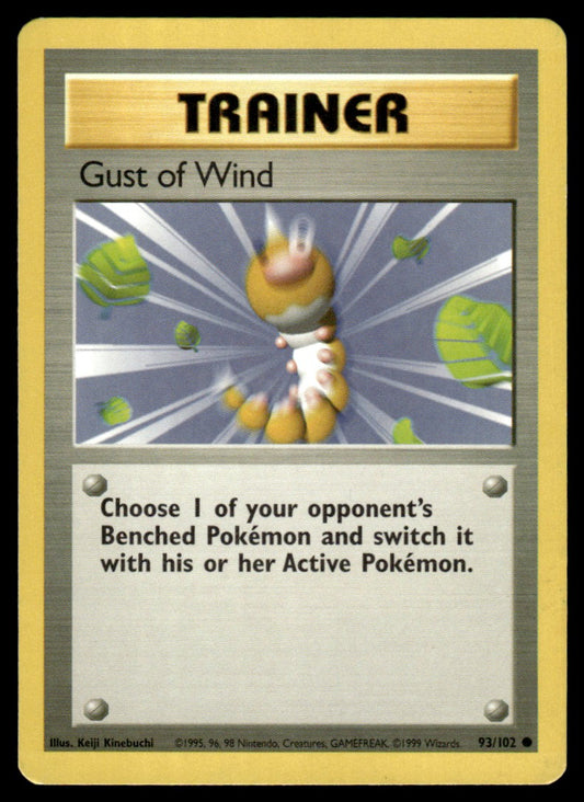 LP Gust of Wind 93 No Holo - Base Set