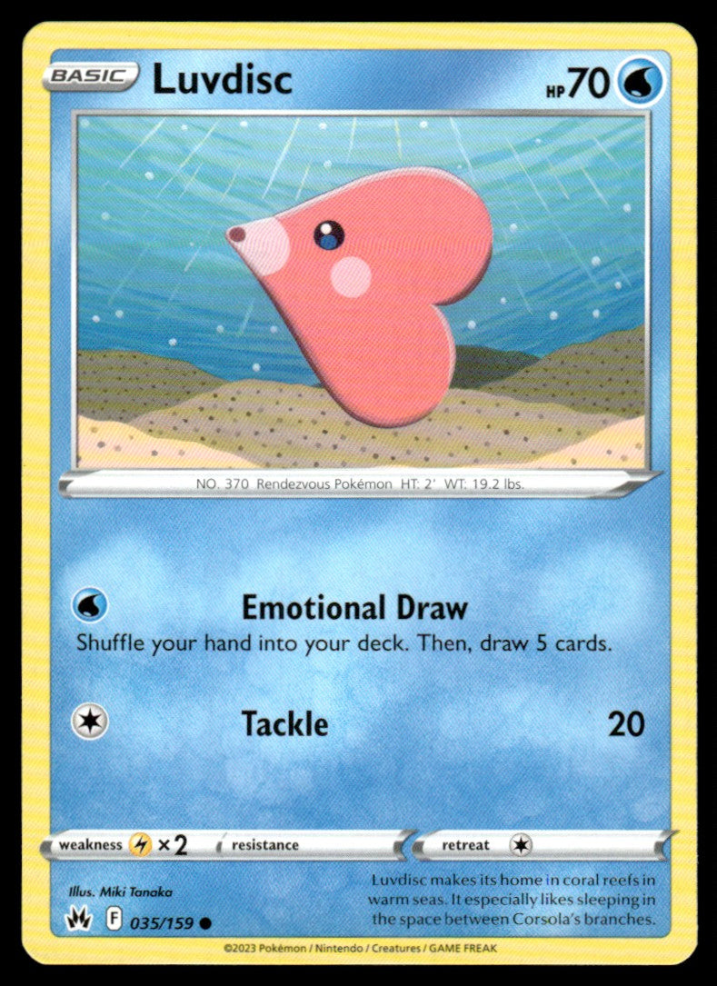 Luvdisc 035/159 Comun - Crown Zenith - Sword & Shield