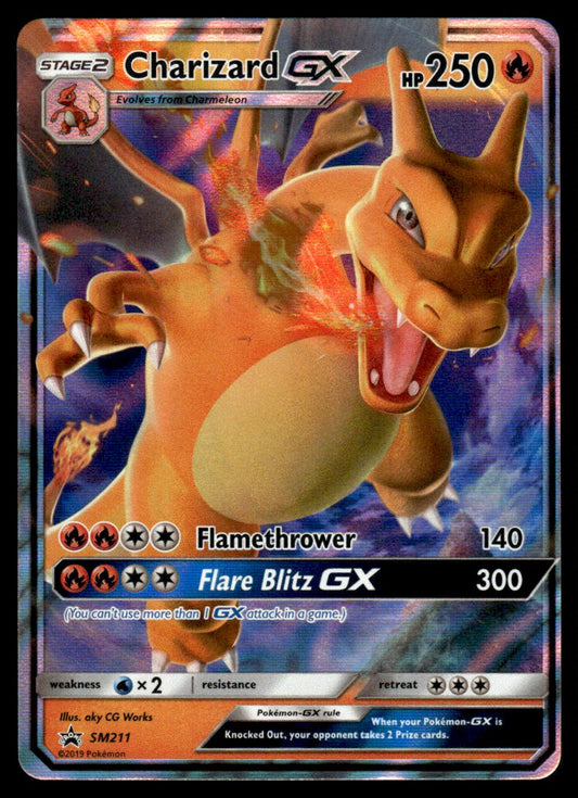 Charizard-GX - LP - SM211 - Sun & Moon Promos