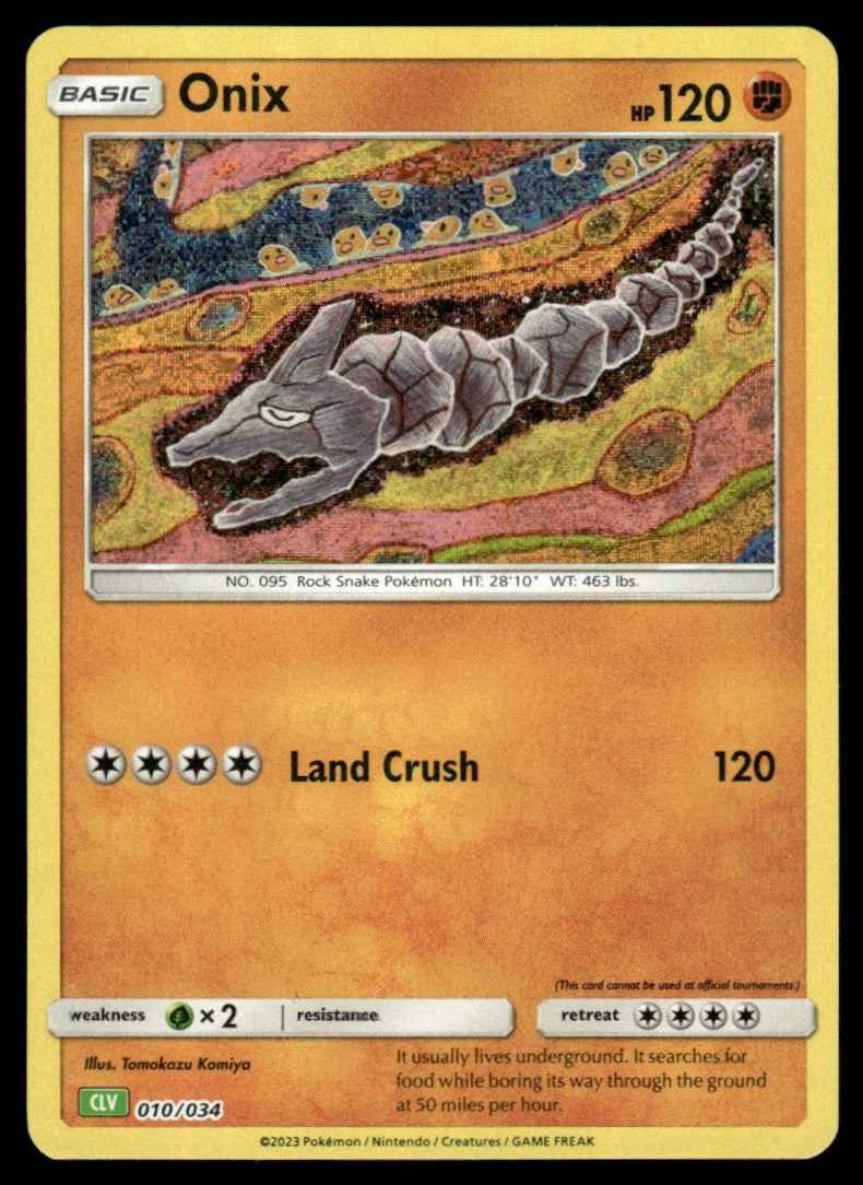 Onix 010/034 - Trading Card Game Classic
