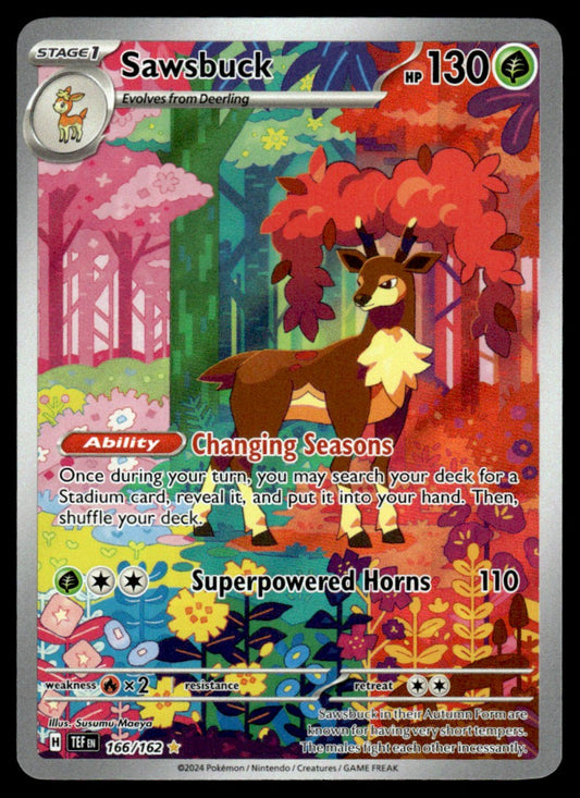 Sawsbuck 166/162 - Temporal Forces - Scarlet & Violet