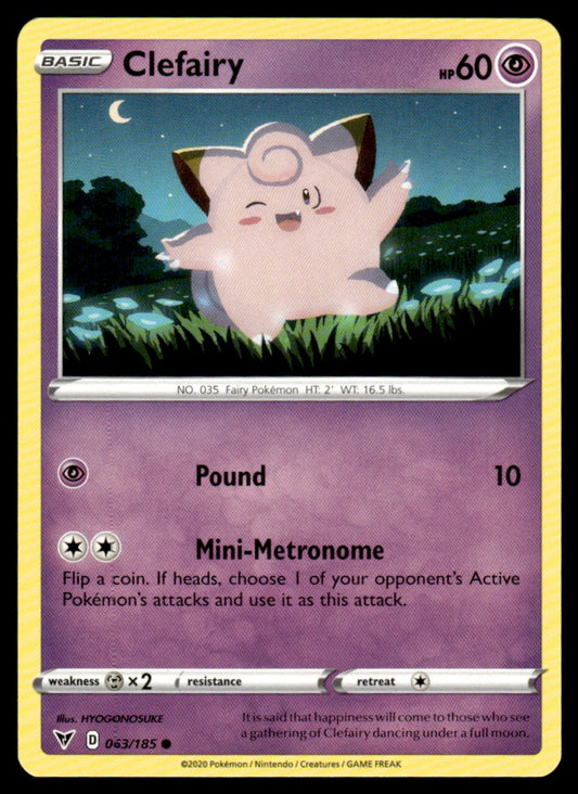 Clefairy 063/185 Comun - Vivid Voltage - Sword & Shield