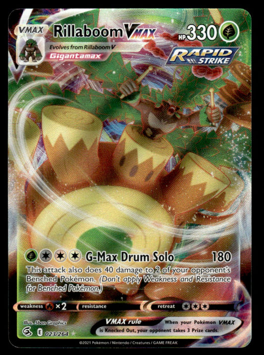 Rillaboom VMAX 023/264 - Fusion Strike - Sword & Shield