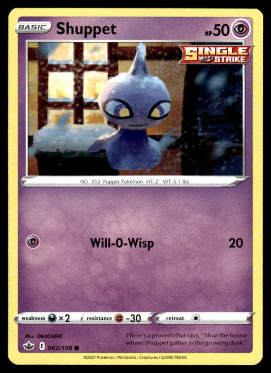 Shuppet 062/198 Comun - Chilling Reign - Sword & Shield