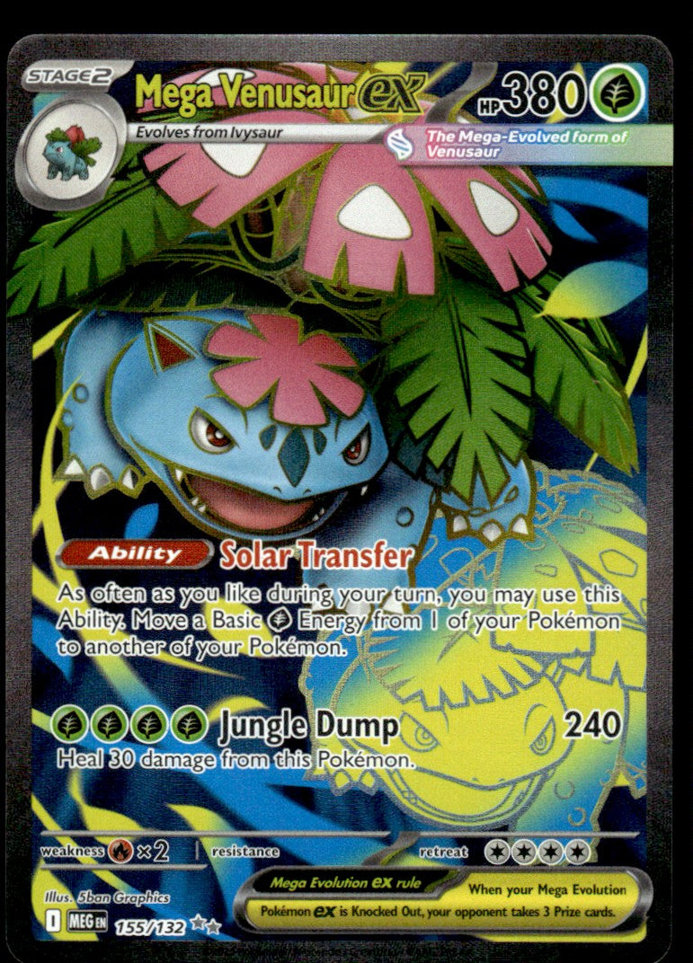 Mega Venusaur ex 155/132 - Mega Evolution Base Set - Mega Evolution