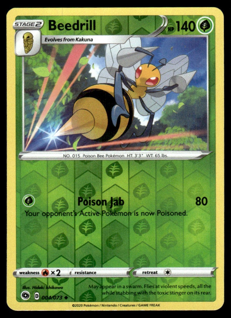 Beedrill 04/73 Reverse - Champion's Path - Sword & Shield