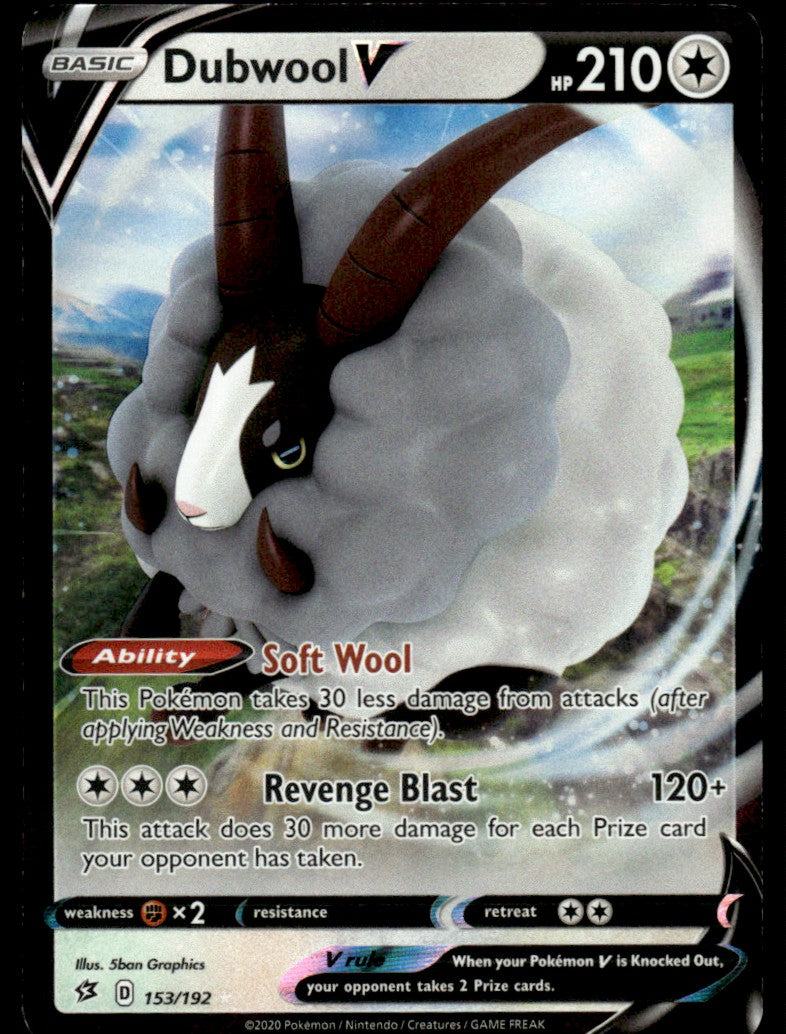 Dubwool V 153/192 - Rebel Clash - Sword & Shield
