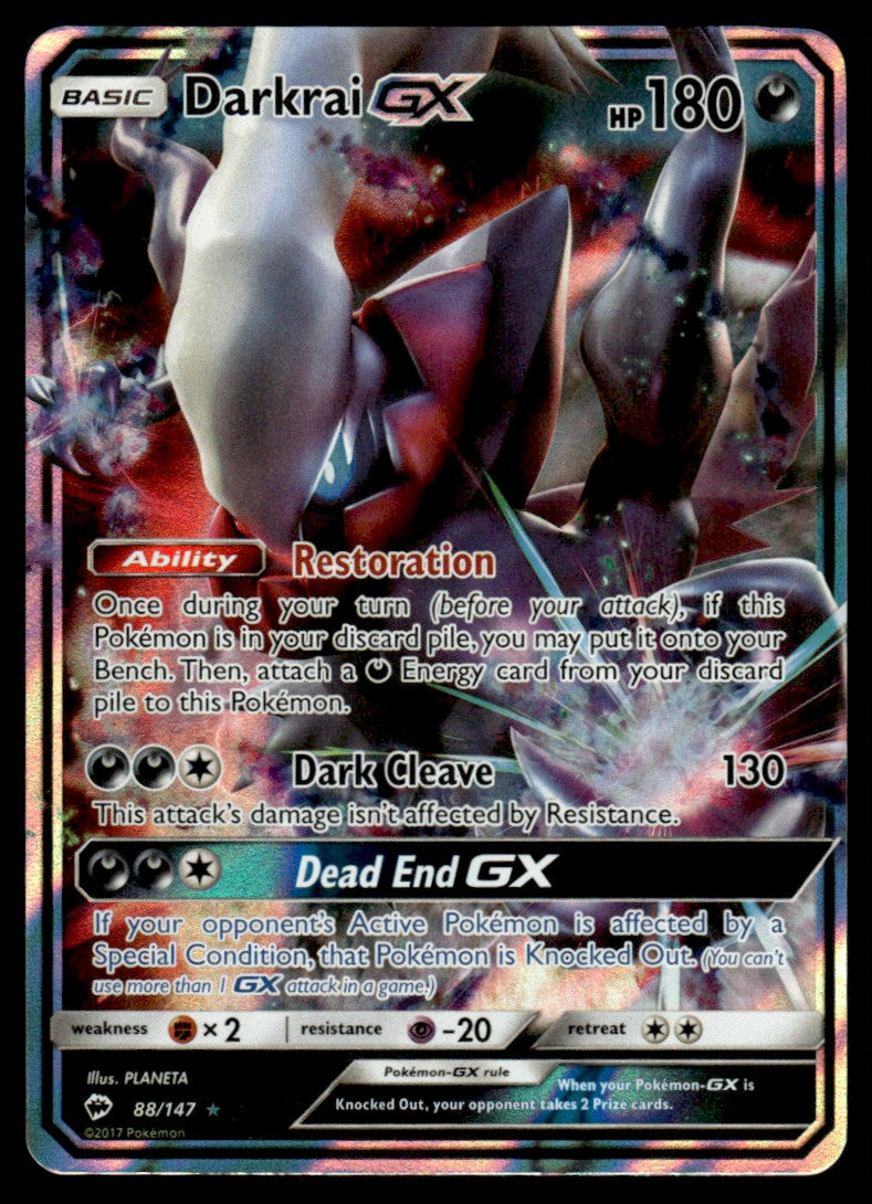 Darkrai-GX - NM - 88 - Burning Shadows