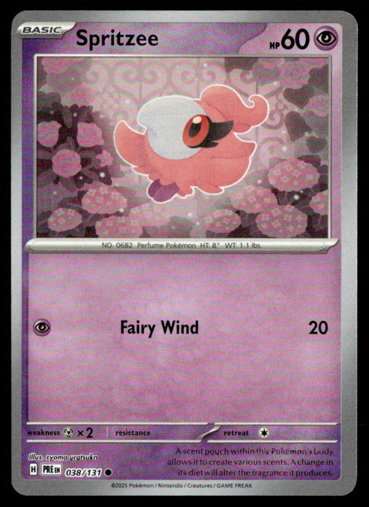 Spritzee (Poke Ball Pattern) 038/131 - Prismatic Evolutions - Scarlet & Violet