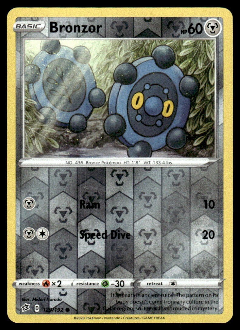 Bronzor 129/192 Reverse - Rebel Clash - Sword & Shield
