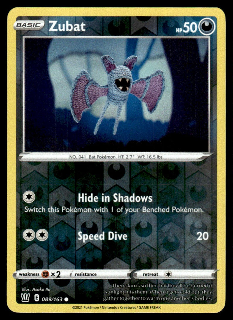 Zubat 089/163 Reverse - Battle Styles - Sword & Shield