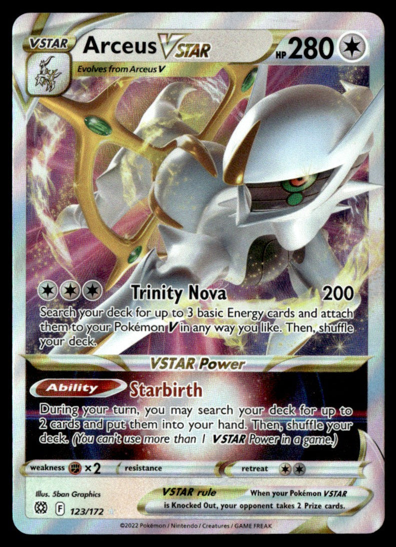Arceus VSTAR 123/172 - Brilliant Stars - Sword & Shield
