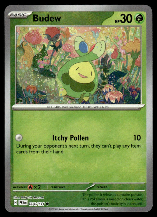 Budew (Master Ball Pattern) 04/131 - Prismatic Evolutions - Scarlet & Violet