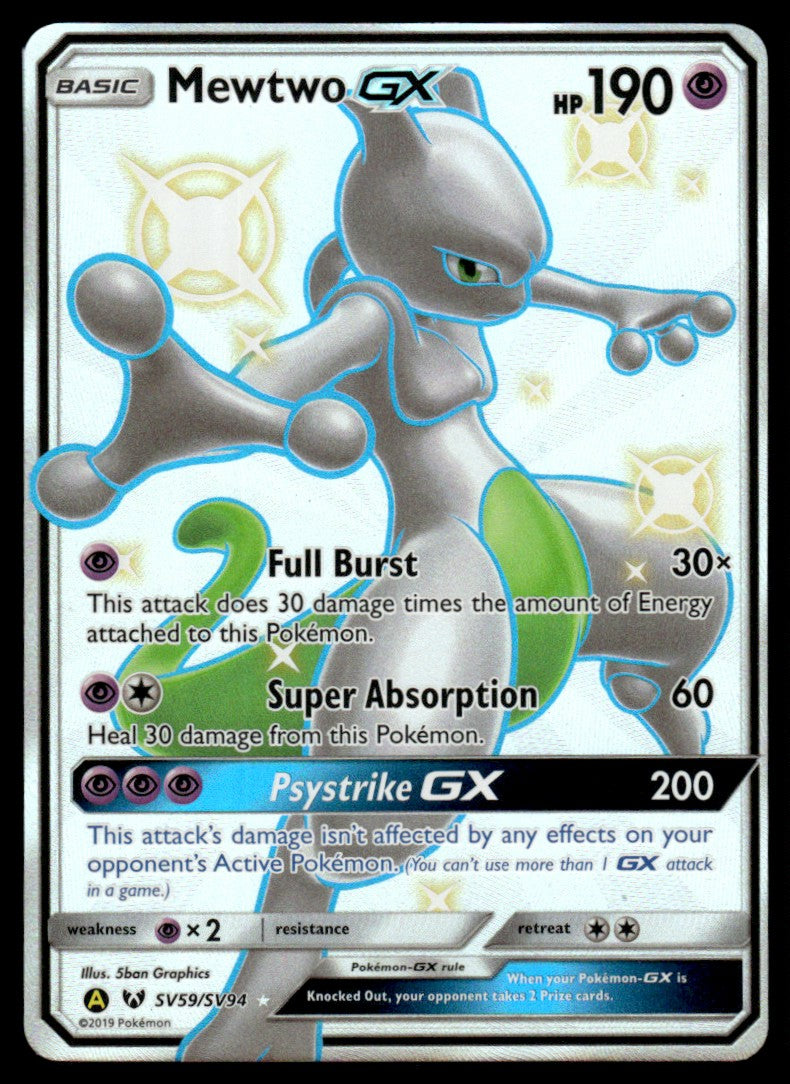 NM Mewtwo-GX SV59 - Shining Legends