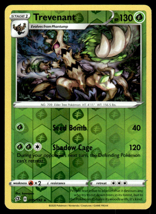 Trevenant 015/192 Reverse - Rebel Clash - Sword & Shield