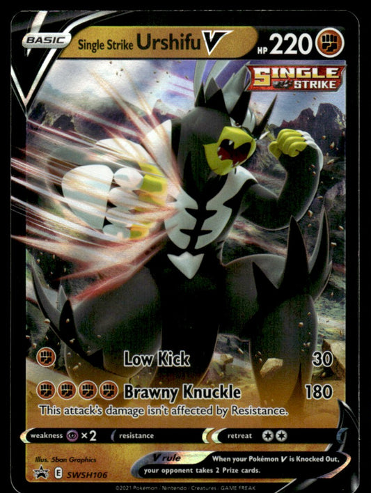 Single Strike Urshifu V SWSH106/PRSS - Sword & Shield Promos - Sword & Shield