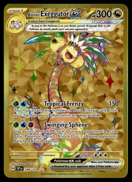 Alolan Exeggutor ex 248/191 - Surging Sparks - Scarlet & Violet