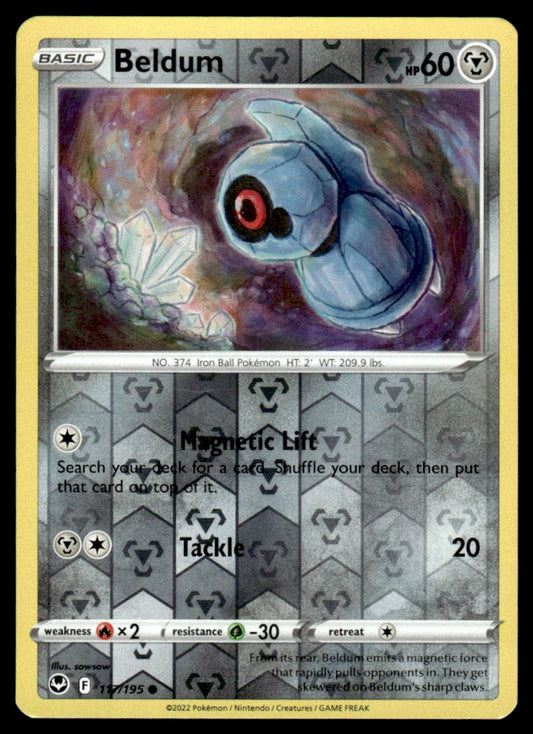 Beldum 117/195 Reverse - Silver Tempest - Sword & Shield