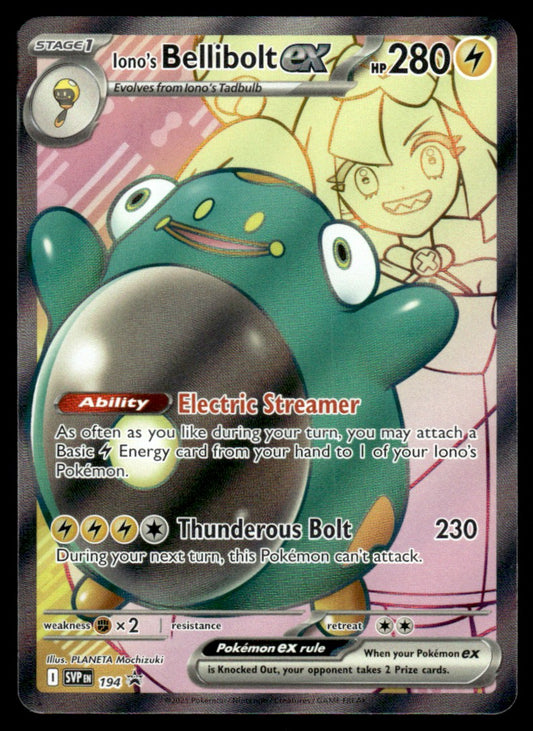 Iono's Bellibolt ex 194/PRSV - Scarlet & Violet Promos - Scarlet & Violet