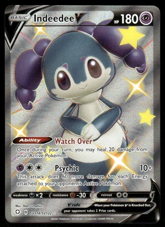 Indeedee V SV114/SV122 - Shining Fates - Sword & Shield