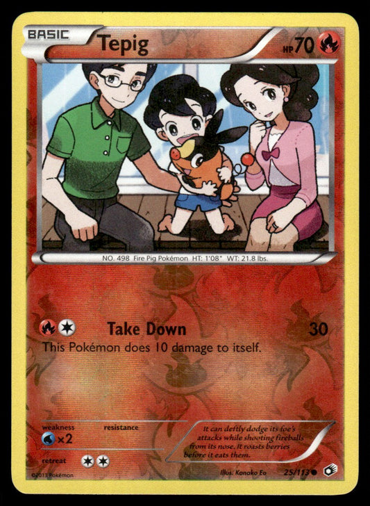 NM - Tepig 25 - Reverse - Legendary Treasures
