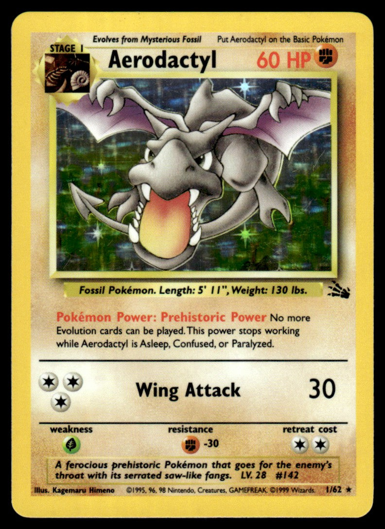 Aerodactyl Holo - NM - Fossil