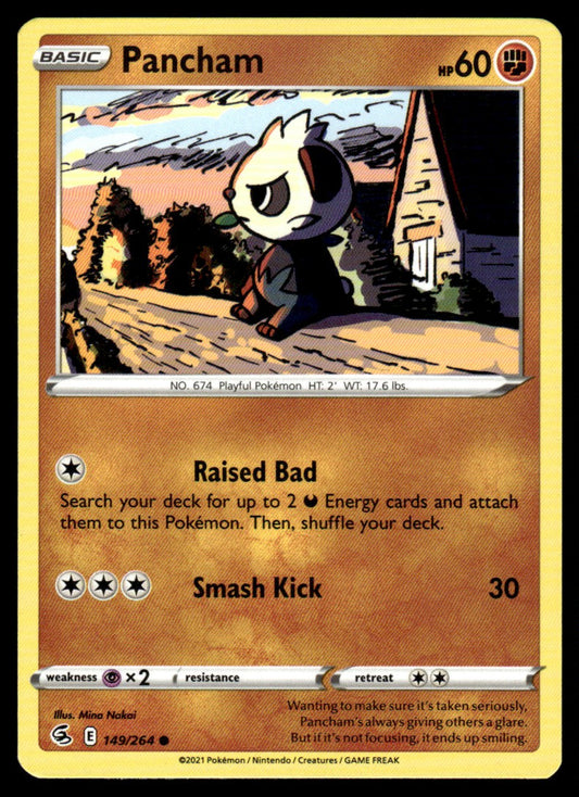 Pancham 149/264 Comun - Fusion Strike - Sword & Shield
