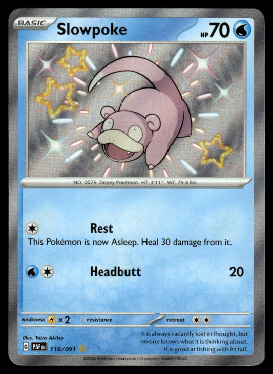 Slowpoke 116/091 - Paldean Fates - Scarlet & Violet