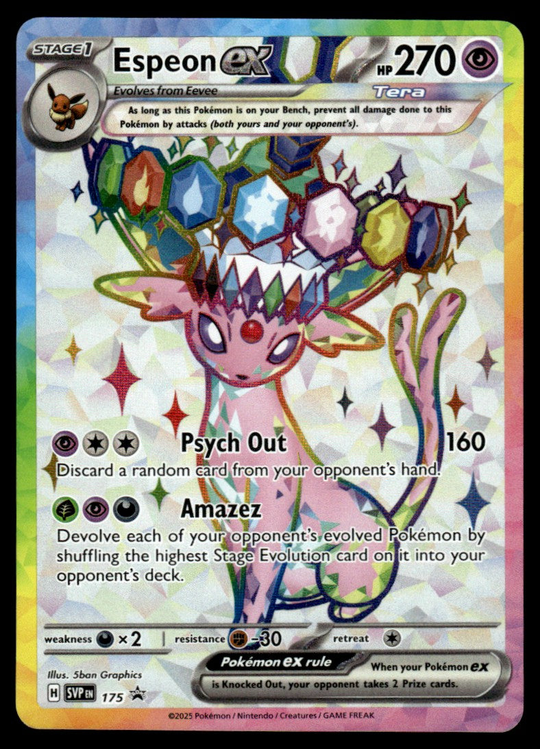 Espeon ex 175/PRSV - Scarlet & Violet Promos - Scarlet & Violet