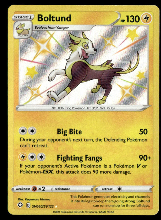 Boltund SV040/SV122 - Shining Fates - Sword & Shield