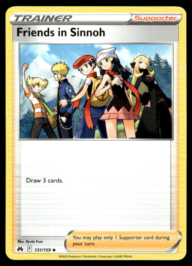 Friends in Sinnoh 131/159 Uncomon - Crown Zenith - Sword & Shield