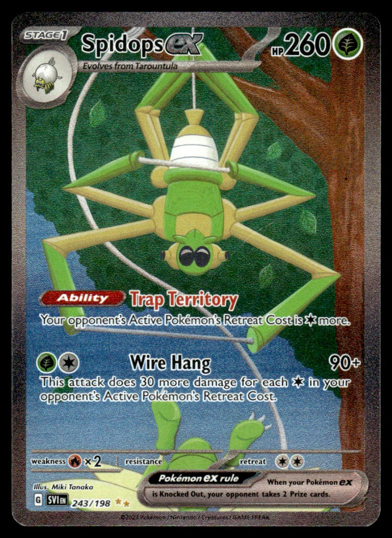 Spidops ex 243/198 - Scarlet & Violet Base Set - Scarlet & Violet