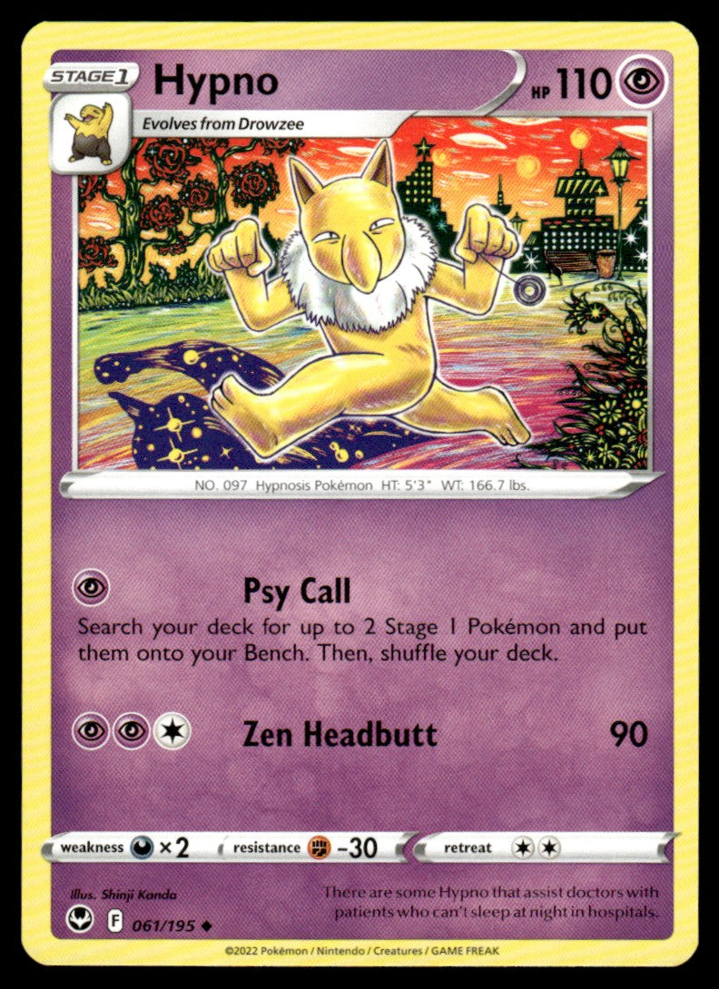 Hypno 061/195 Uncomon - Silver Tempest - Sword & Shield