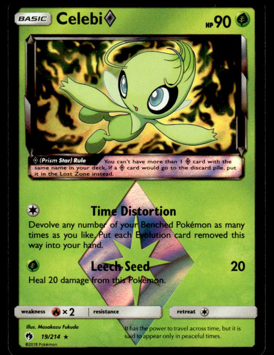 Celebi Prism Star 19 - Lost Thunder