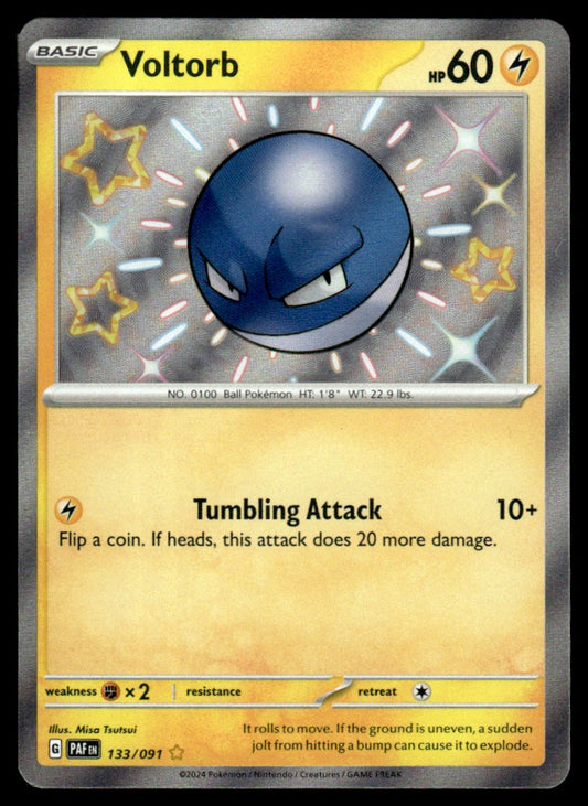 Voltorb 133/091 - Paldean Fates - Scarlet & Violet