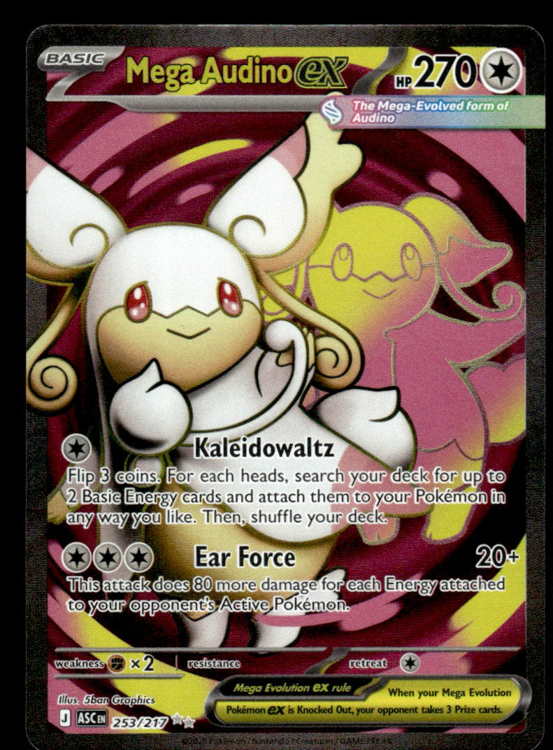 Mega Audino ex 253/217 - Ascended Heroes - Mega Evolution