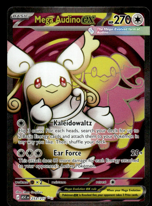 Mega Audino ex 253/217 - Ascended Heroes - Mega Evolution